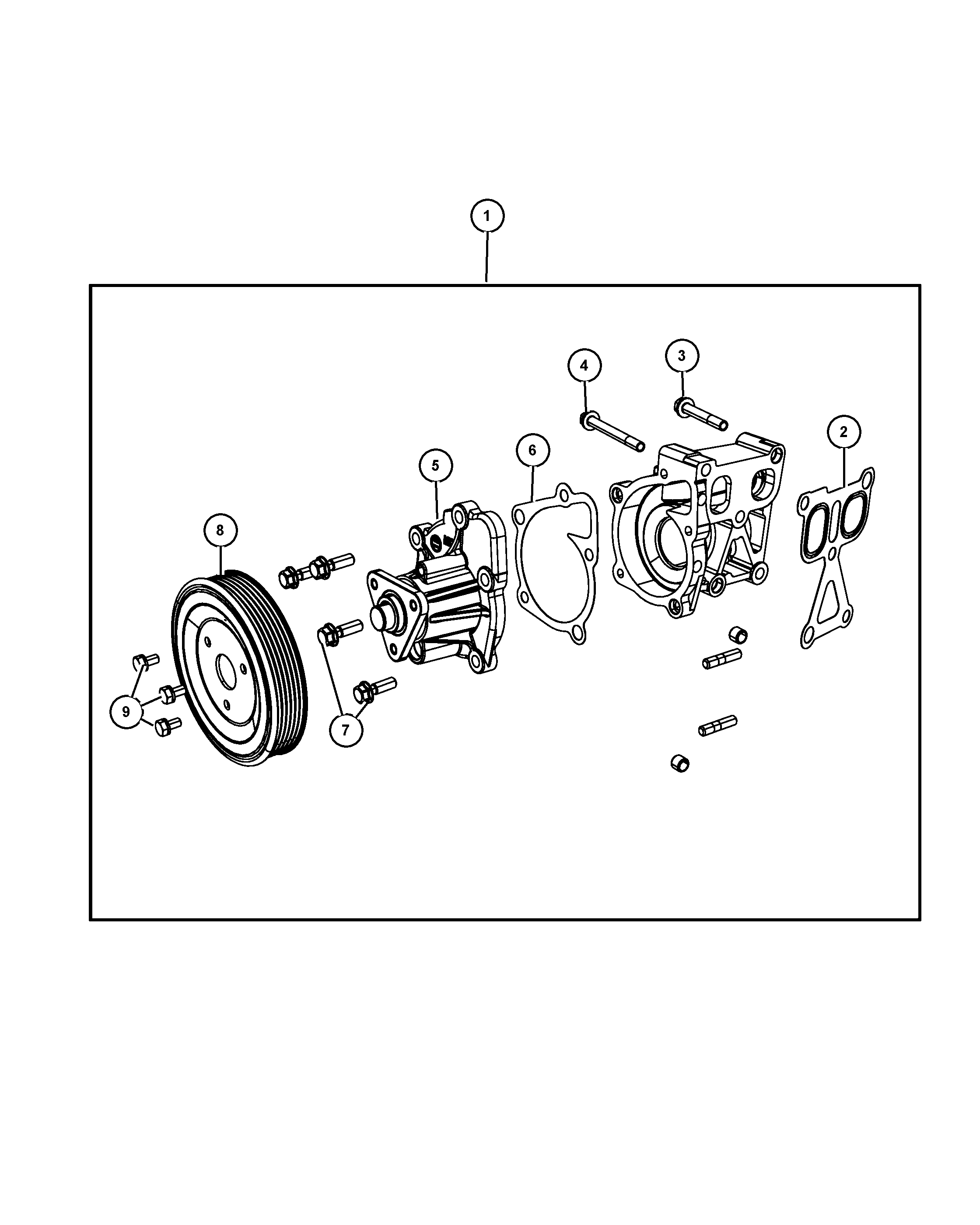 Chrysler 5047 138AA - Pompe à eau cwaw.fr