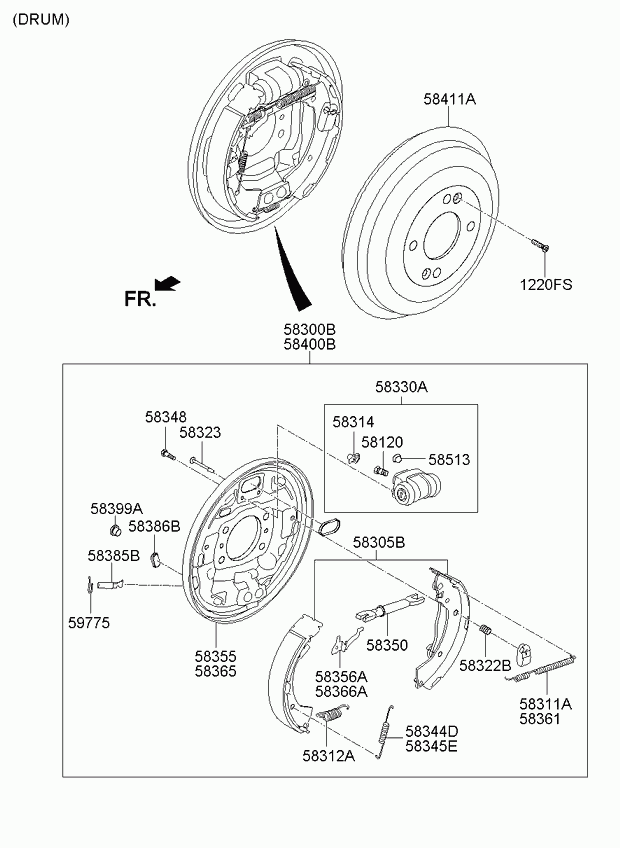 KIA 58330-0P000 - Cylindre de roue cwaw.fr