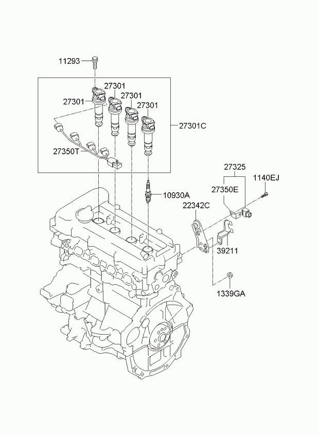 Hyundai 18854-09080 - Bougie d'allumage cwaw.fr