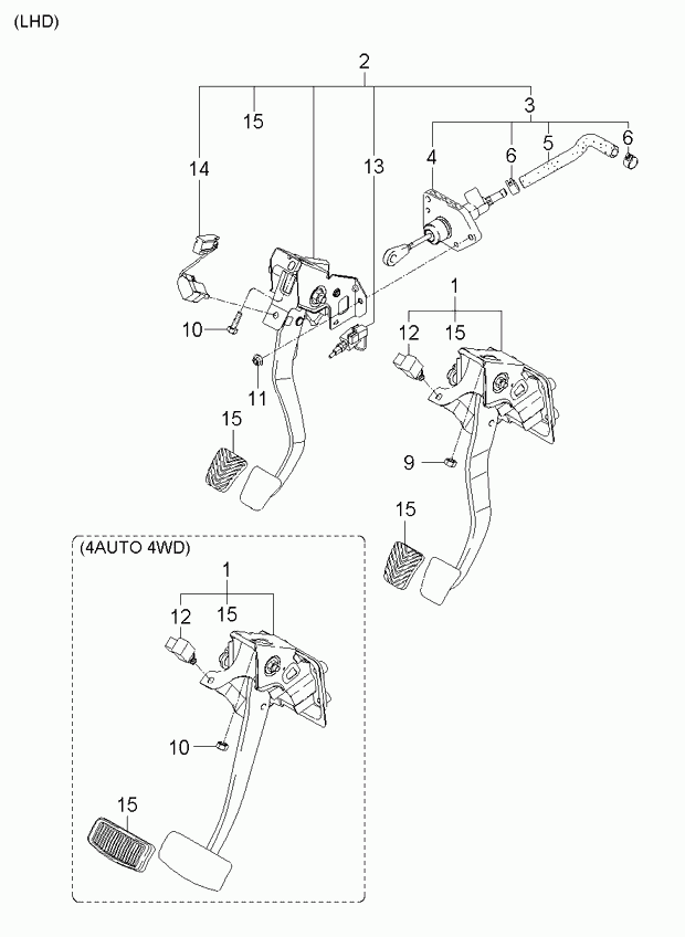 KIA 93810 38100 - Interrupteur des feux de freins cwaw.fr