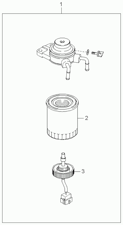 KIA 0 K054 23570 - Filtre à carburant cwaw.fr