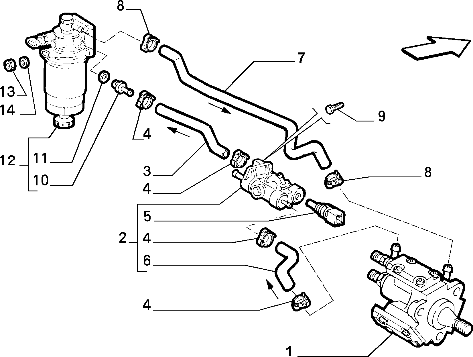 Opel 46472179 - Sonde de température, liquide de refroidissement cwaw.fr