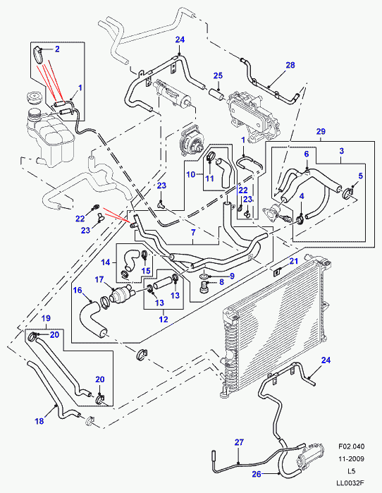 Land Rover PEM100990 - Thermostat d'eau cwaw.fr