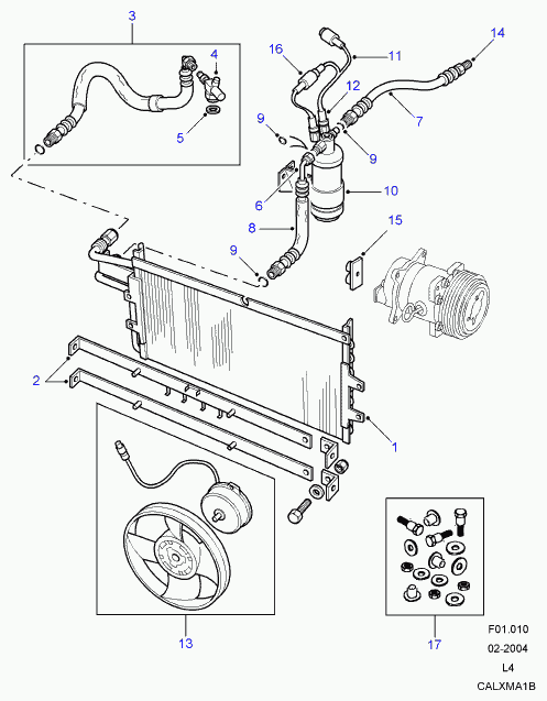 Land Rover BTR3717 - Filtre déshydratant, climatisation cwaw.fr