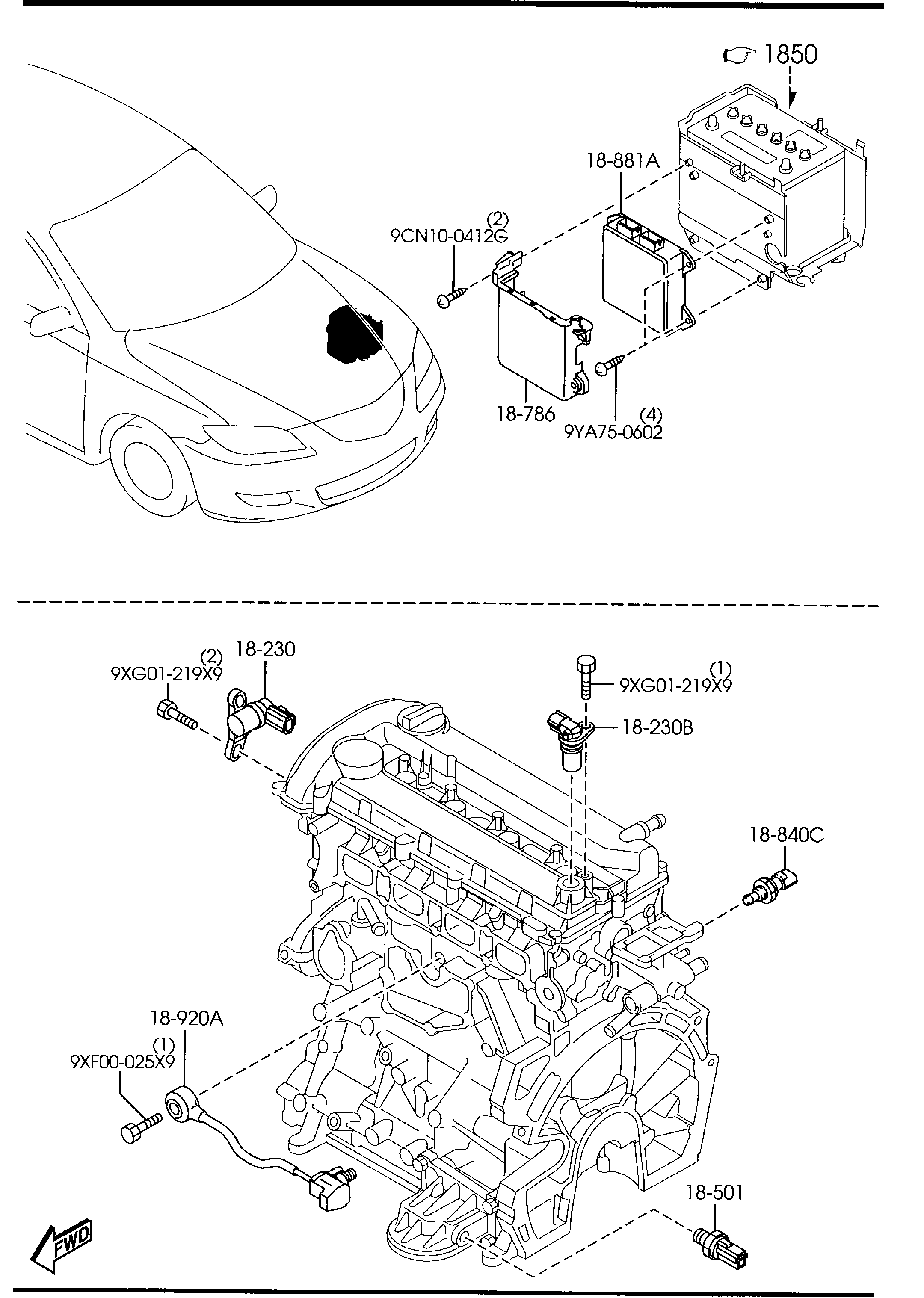 MAZDA 99562-1000 - Rondelle d'étanchéité, vis de vidange d'huile cwaw.fr