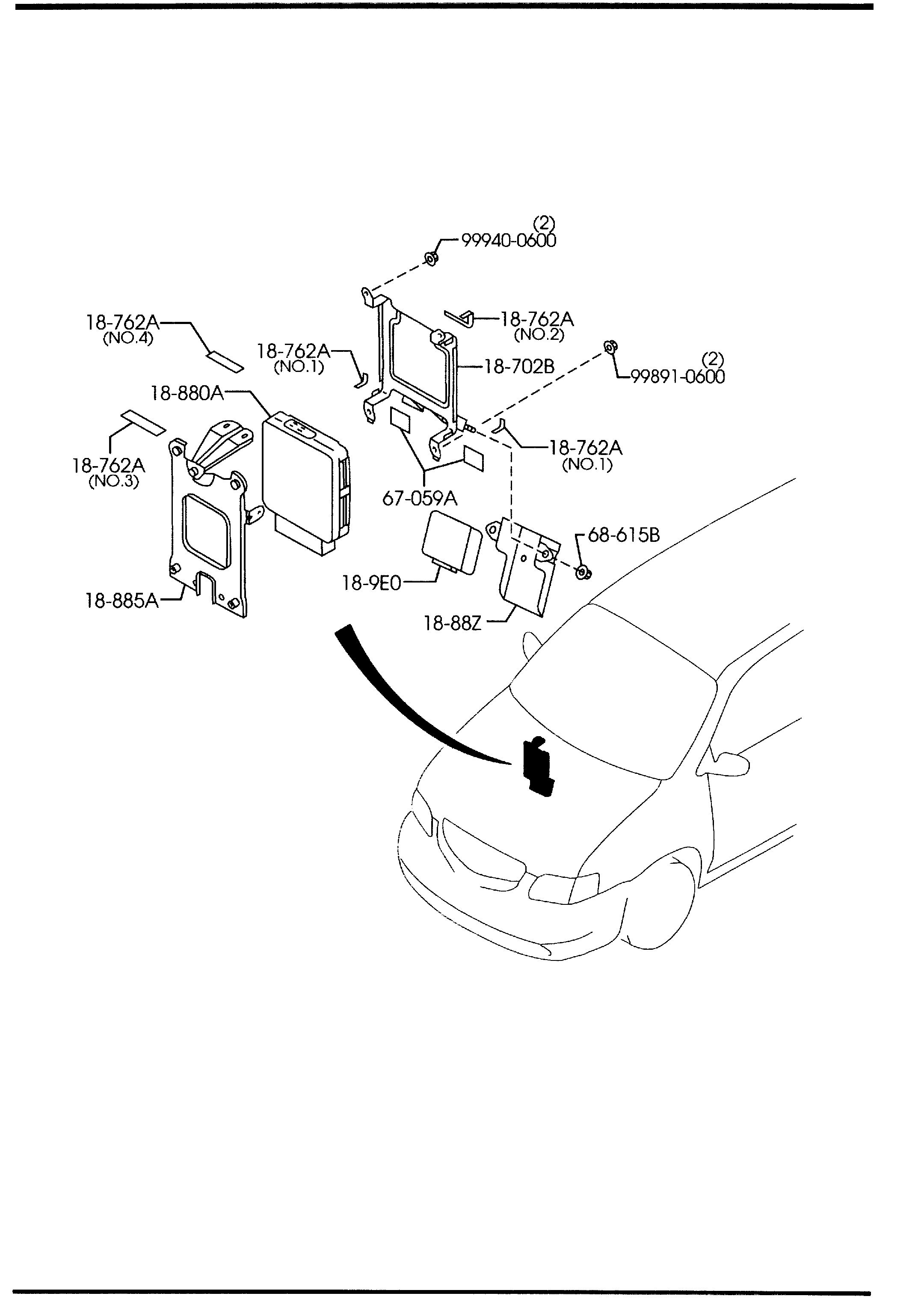 MAZDA AJ51-18-861 - Sonde lambda cwaw.fr