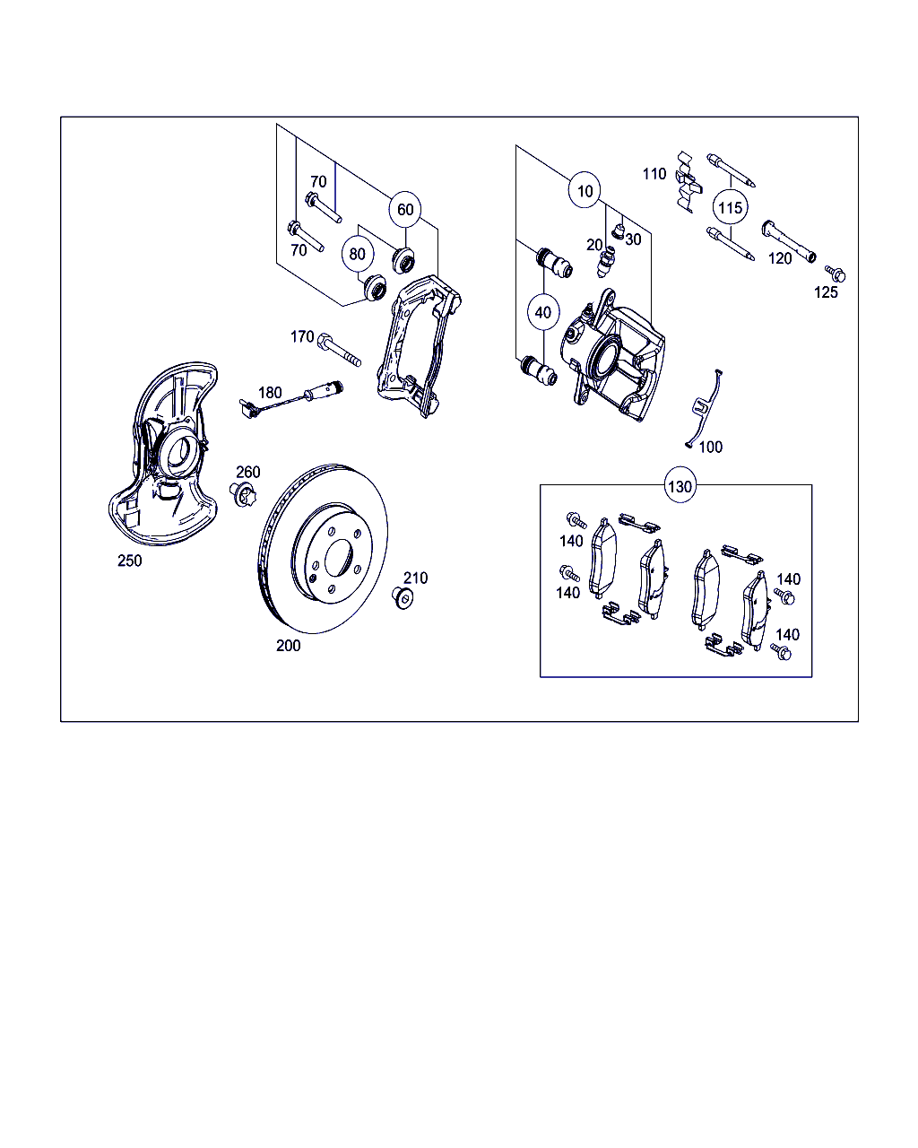 Mercedes-Benz A 006 420 28 20 - Kit de plaquettes de frein, frein à disque cwaw.fr