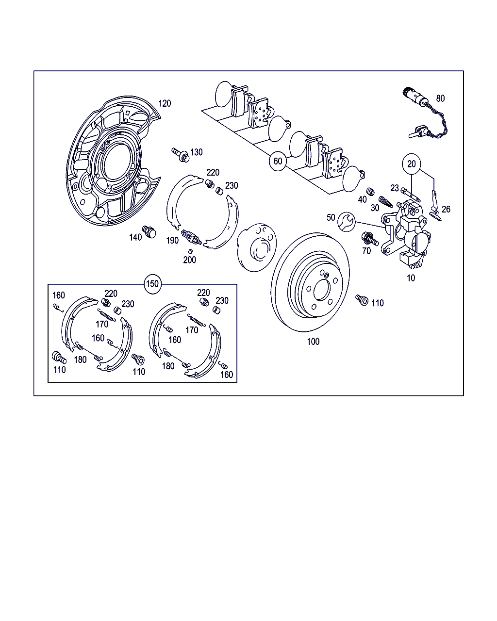 Mercedes-Benz A 003 423 96 98 - Étrier de frein cwaw.fr