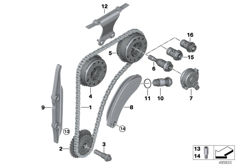 Mini 11317797900 - Kit de distribution par chaîne cwaw.fr