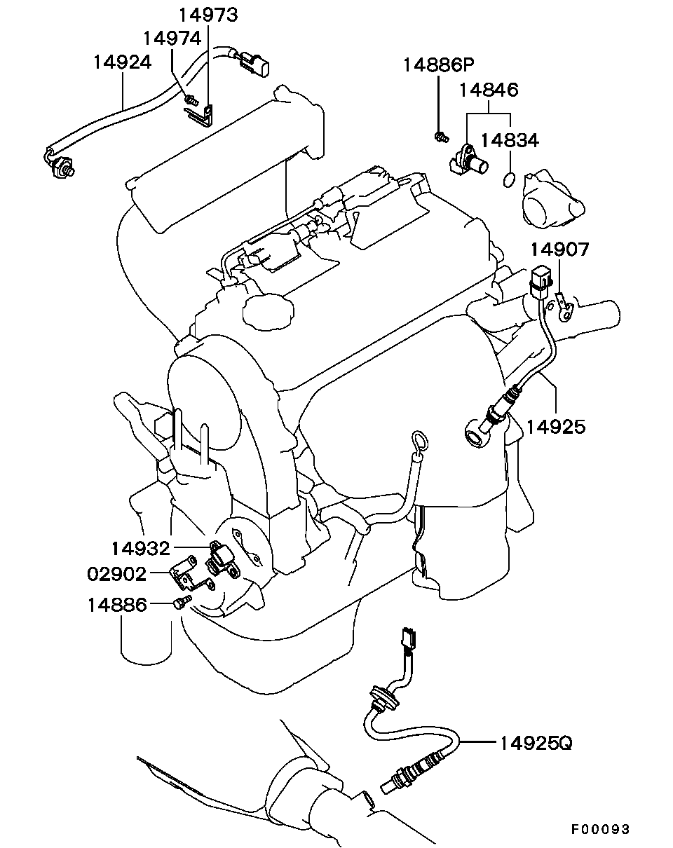 Mitsubishi MR 507 846 - Sonde lambda cwaw.fr