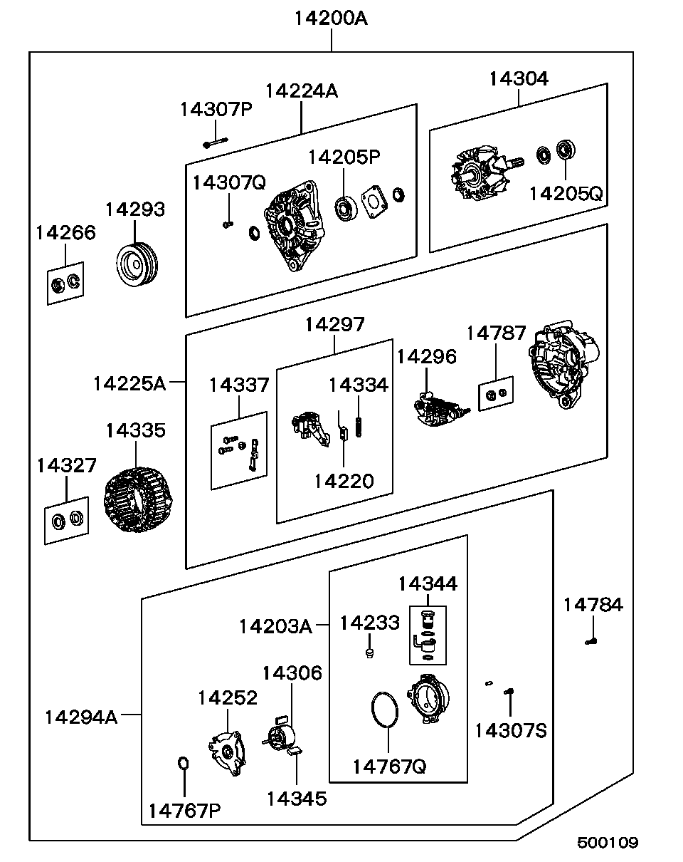 Mitsubishi MD607200 - Support cwaw.fr