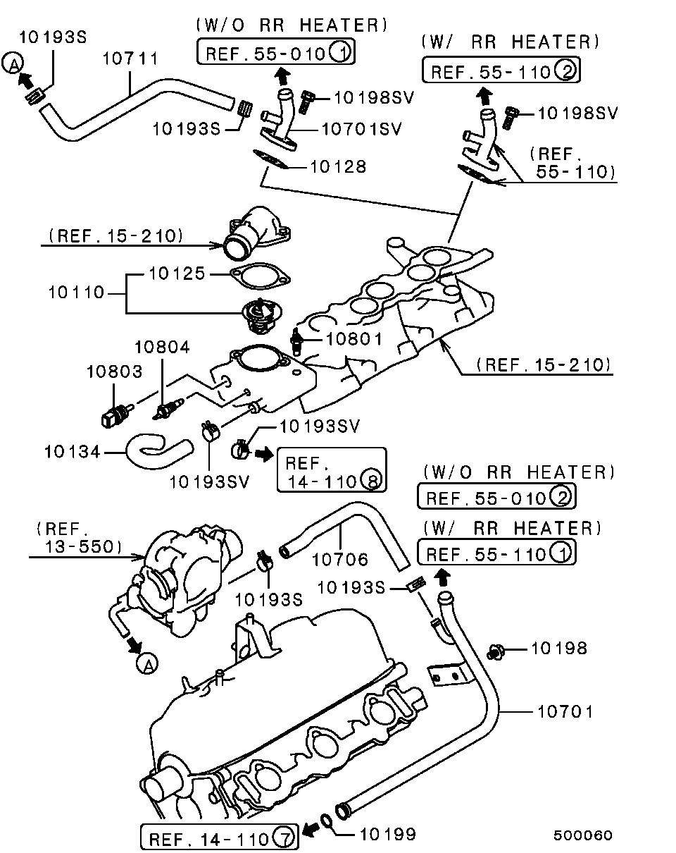 TOYOTA MD972905 - Thermostat d'eau cwaw.fr