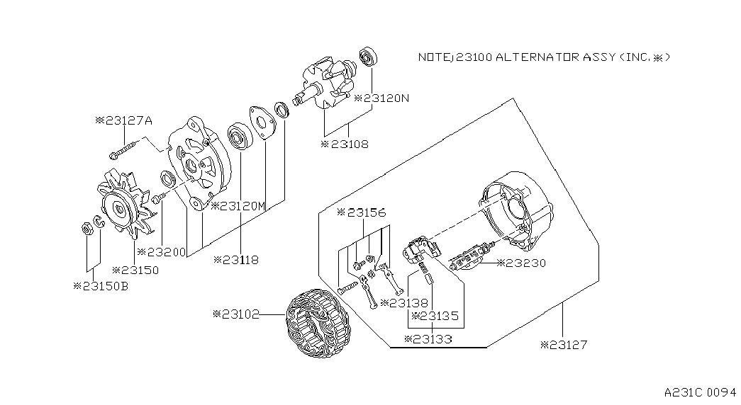 NISSAN 23120-14610 - Poulie, alternateur cwaw.fr