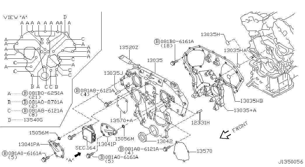 NISSAN 15066-5E500 - Kit de distribution par chaîne cwaw.fr