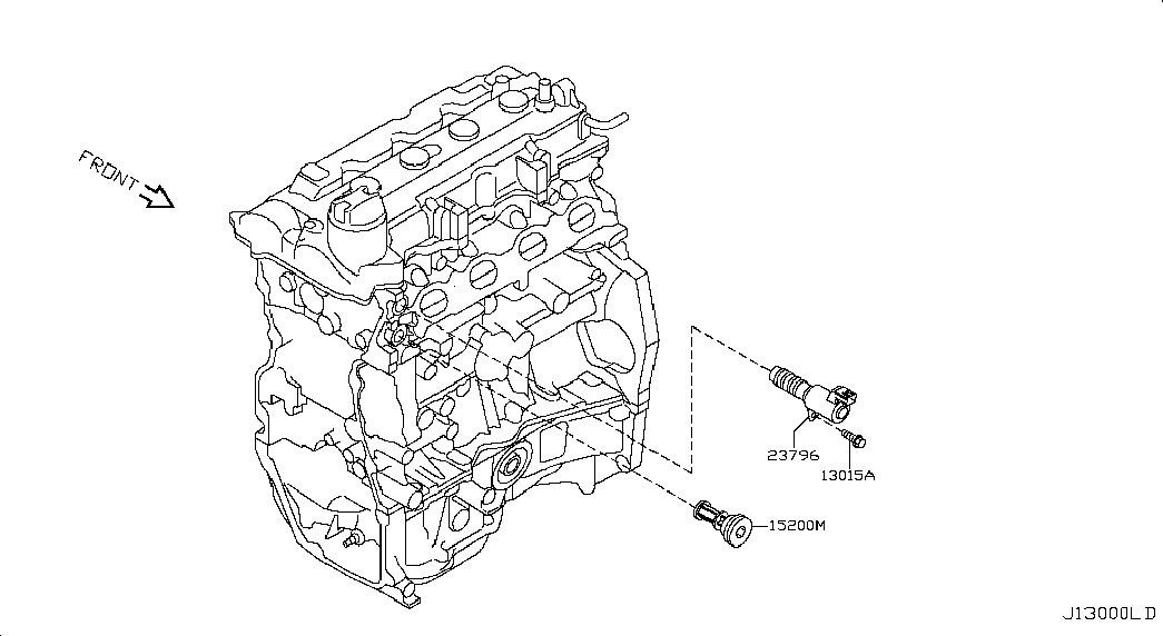 NISSAN 15200ED00A - Filtre à huile cwaw.fr