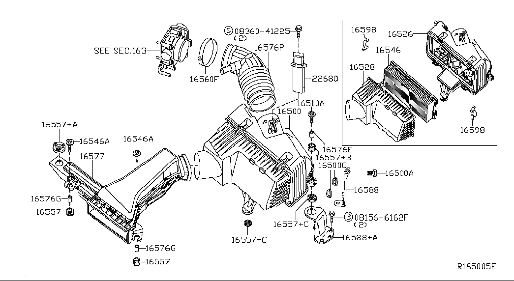 Eicher 165460Z000 - Filtre à air cwaw.fr