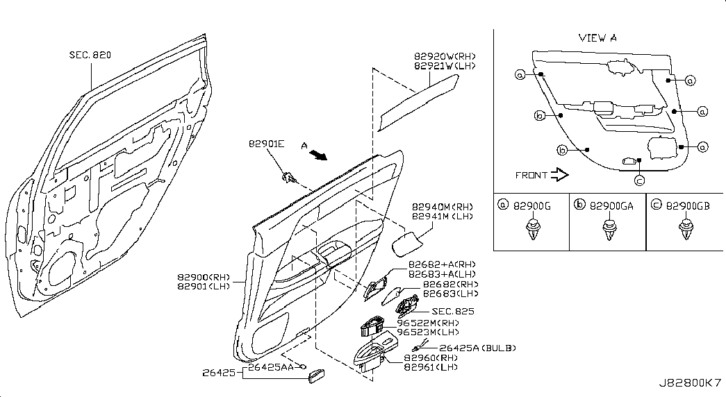 NISSAN 26261-89906 - BULB cwaw.fr