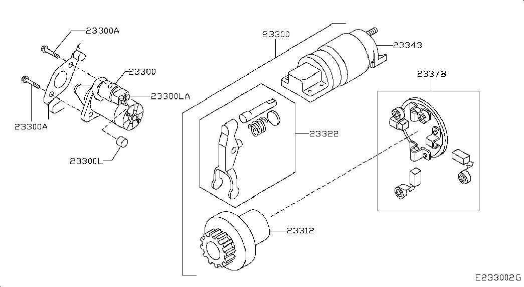 NISSAN 23300-BC20B - Démarreur cwaw.fr