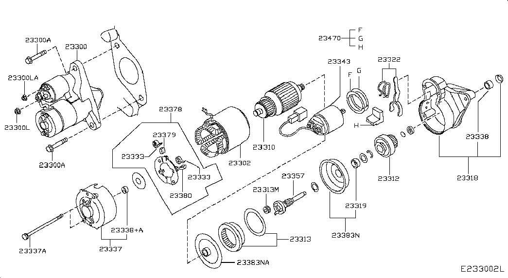 NISSAN 23300EN20D - Démarreur cwaw.fr