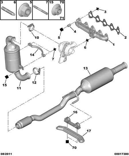 FIAT 1714 F7 - Raccord de tuyau, système d'échappement cwaw.fr