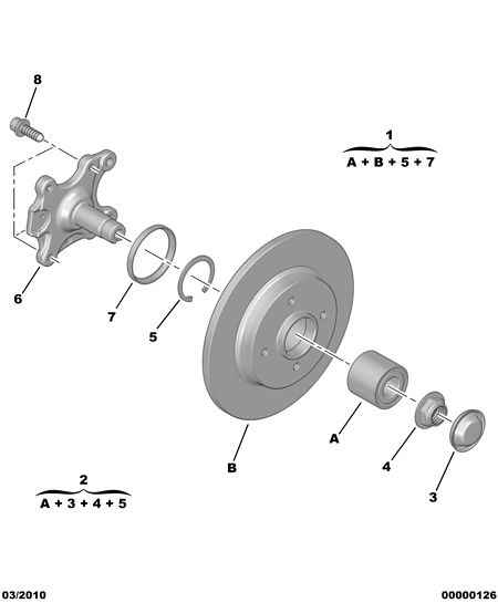 CITROËN/PEUGEOT 3738.11 - REAR HUB BEARING RING cwaw.fr