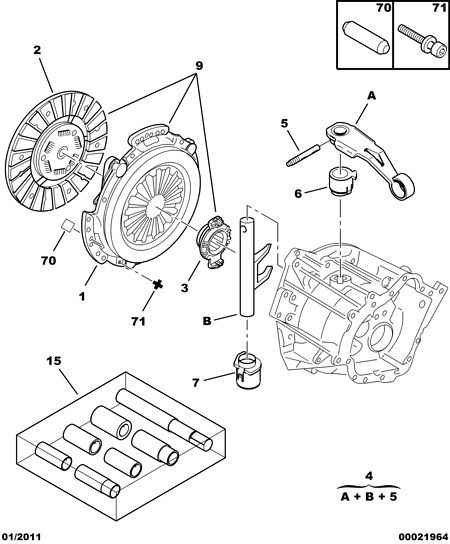 PEUGEOT 2050.W3 - Kit d'embrayage cwaw.fr