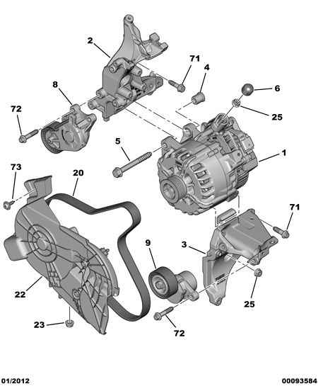 CITROËN (DF-PSA) 5705 PA - NEW REVERSIBLE ALTERNATOR cwaw.fr