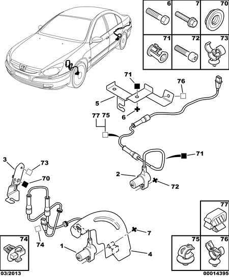 PEUGEOT (DF-PSA) 6990 A3 - Jeu de joints d'étanchéité, pompe à eau cwaw.fr