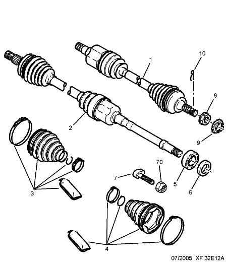 CITROËN 3273 AH - Arbre de transmission cwaw.fr