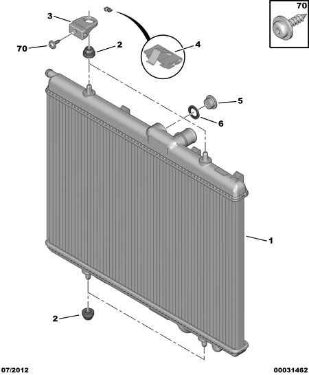 PEUGEOT 1333.14 - Radiateur, refroidissement du moteur cwaw.fr