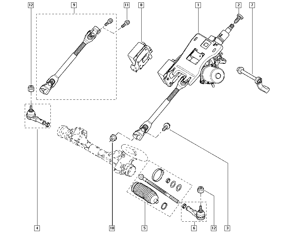 RENAULT 77 01 474 492 - Rotule de barre de connexion cwaw.fr