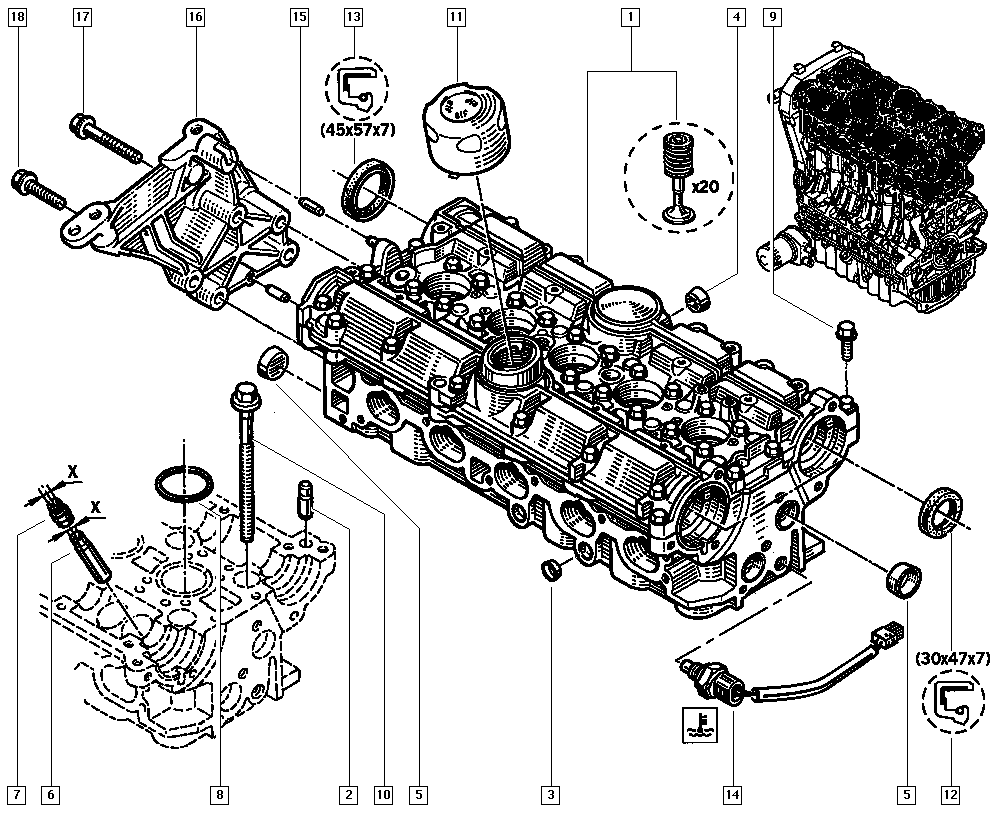 RENAULT TRUCKS 74 39 443 310 - Rondelle d'étanchéité, vis de vidange d'huile cwaw.fr