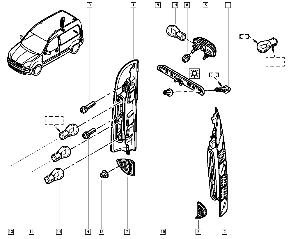 RENAULT 77 03 097 179 - Ampoule, éclairage des instruments cwaw.fr