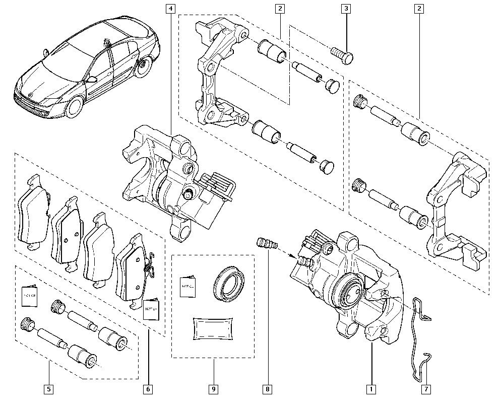 CITROËN 440601689R - Kit de plaquettes de frein, frein à disque cwaw.fr