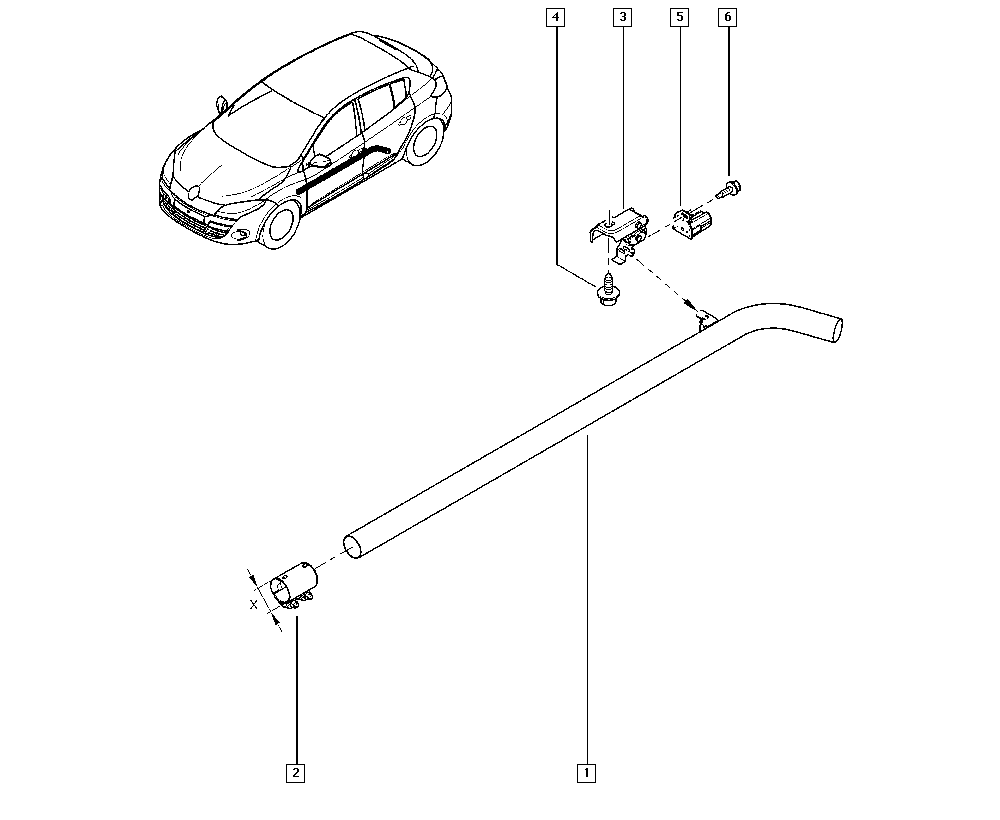 RENAULT 206500001R - Coussinet de palier, stabilisateur cwaw.fr