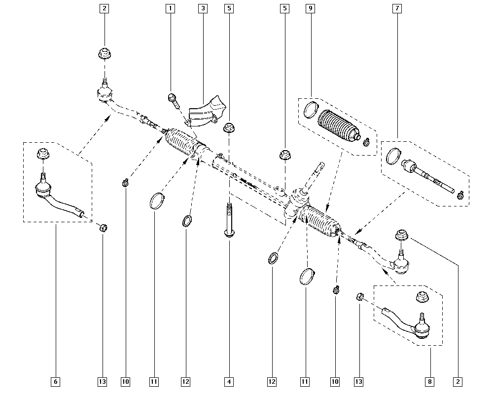 NISSAN 48520-7812R - Rotule de barre de connexion cwaw.fr