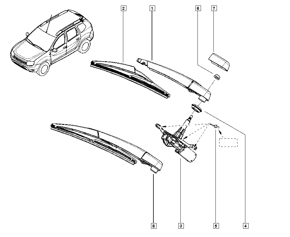 DACIA 7701066673 - Balai d'essuie-glace cwaw.fr