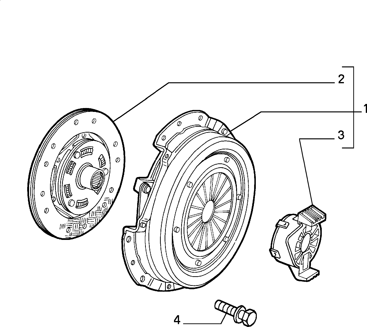 Alfa Romeo 60816363 - Kit d'embrayage cwaw.fr