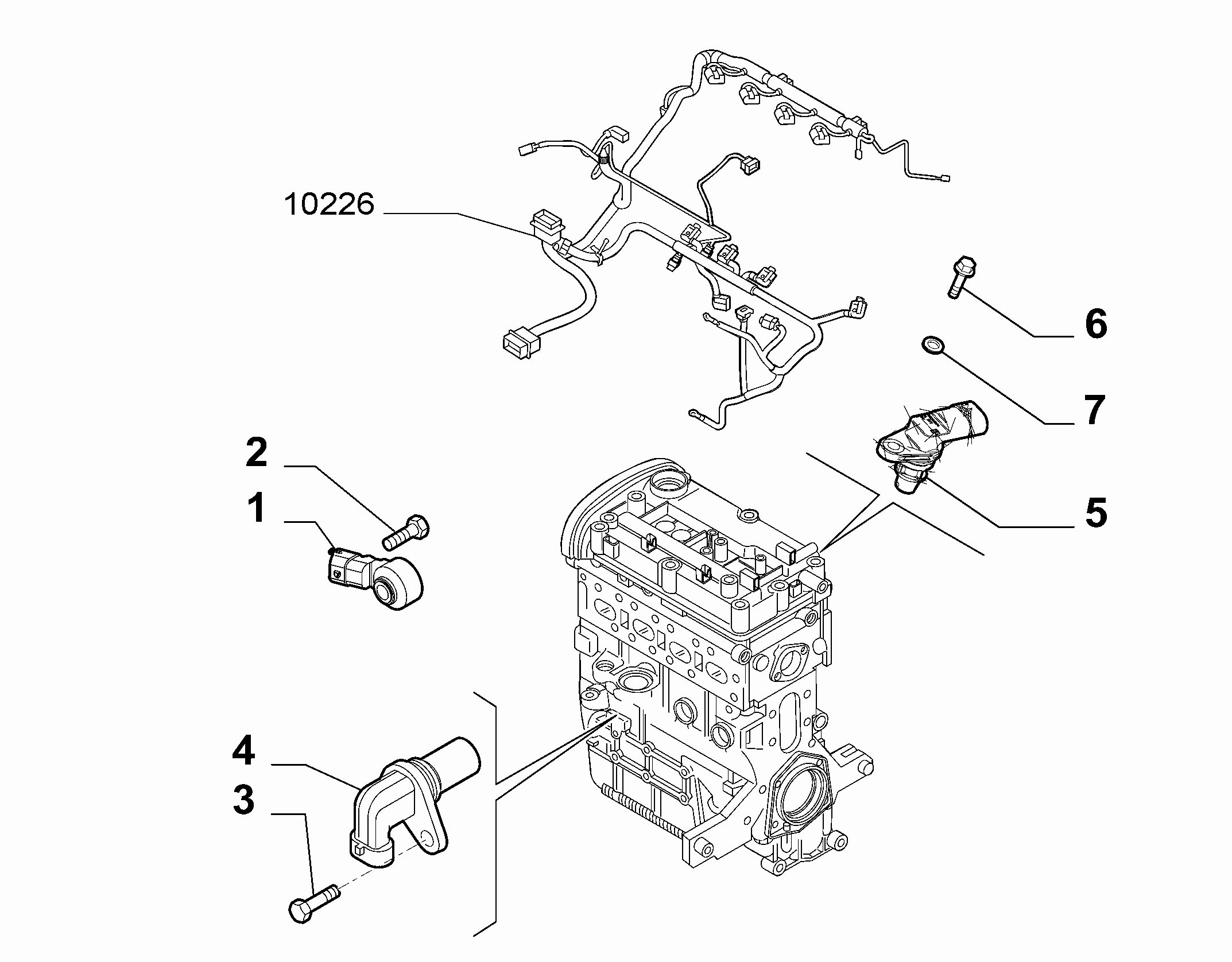 FIAT 46798352 - Capteur d'angle, vilebrequin cwaw.fr