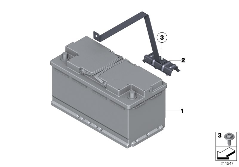 Rolls-Royce 61210 147 397 - Batterie de démarrage cwaw.fr