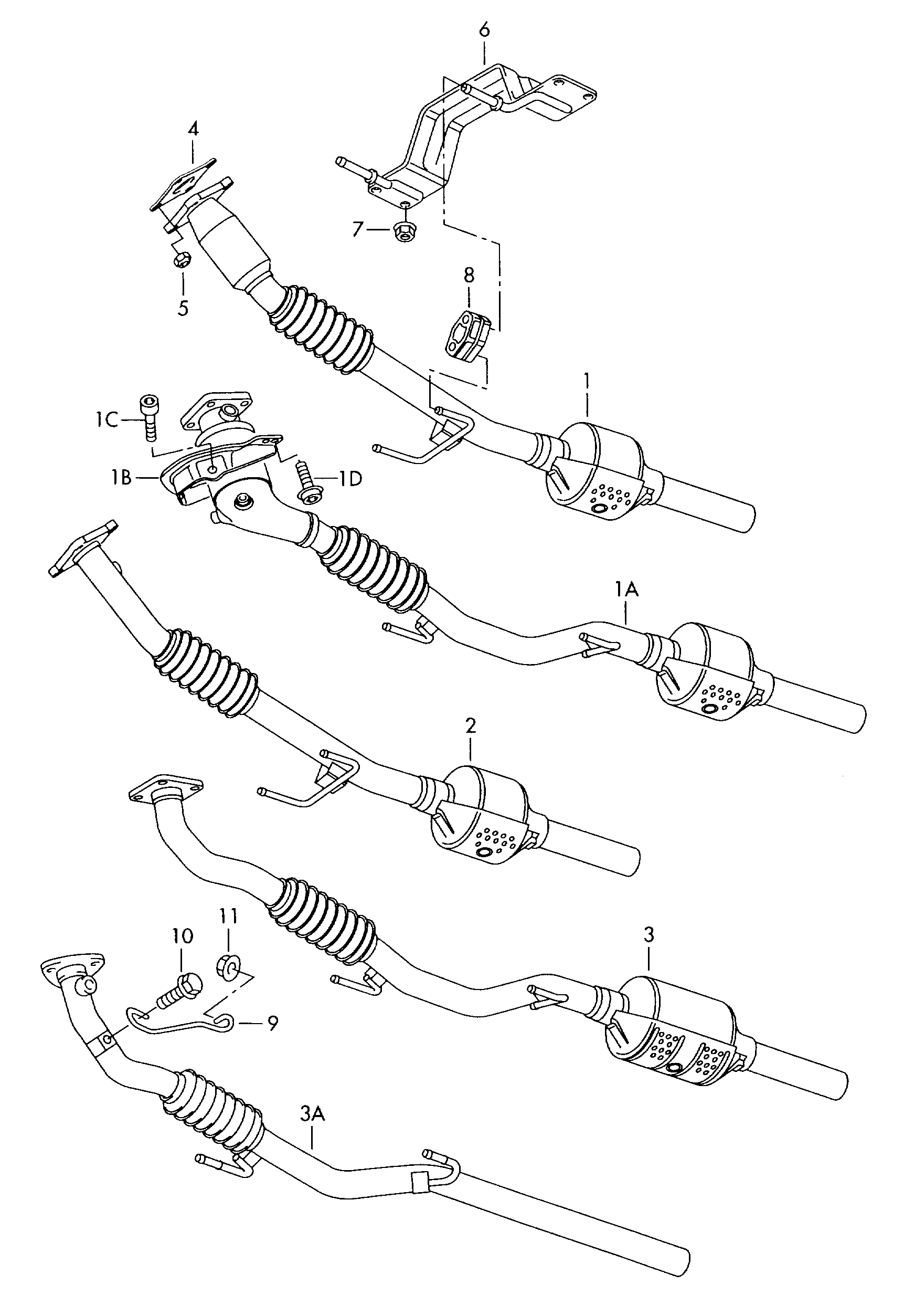 VAG 6R0254500KX - Catalyseur cwaw.fr