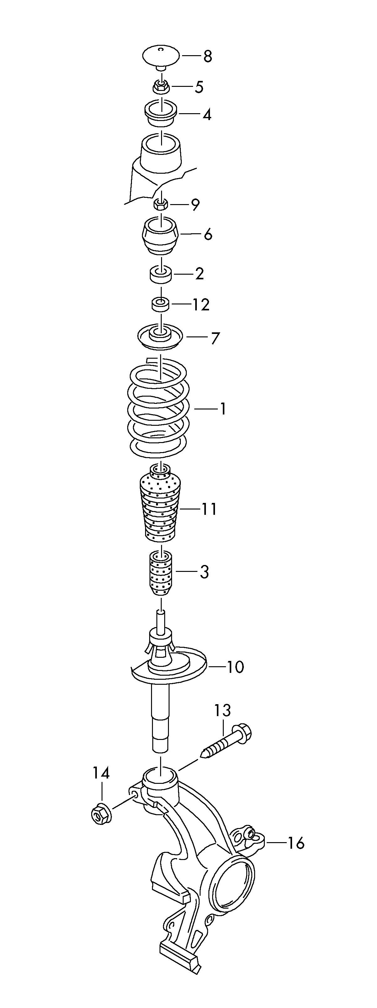 Seat 6R0 413 031 F - Amortisseur cwaw.fr