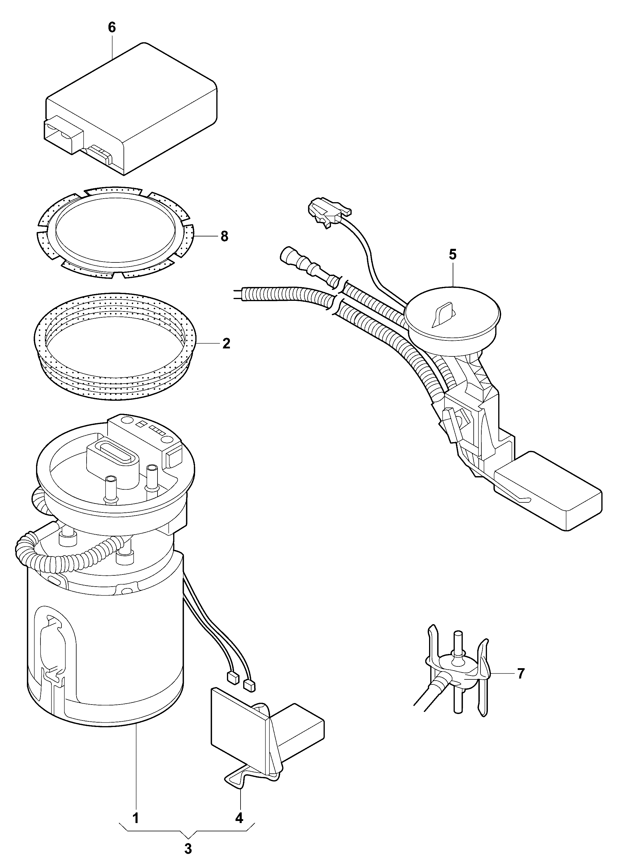 VAG 6N0919673B - Module d'alimentation en carburant cwaw.fr