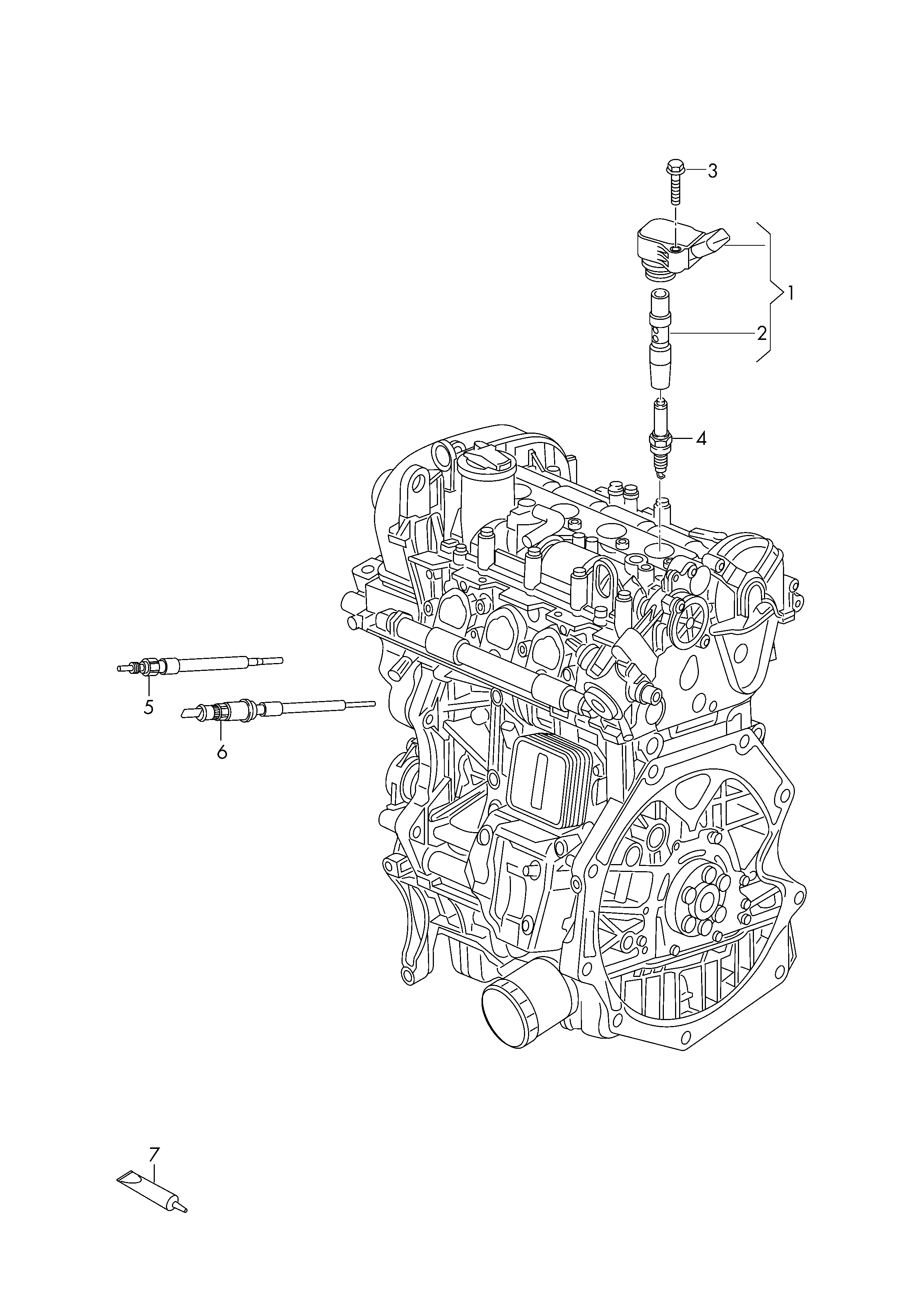 AUDI 03L 963 319 - Bougie de préchauffage cwaw.fr