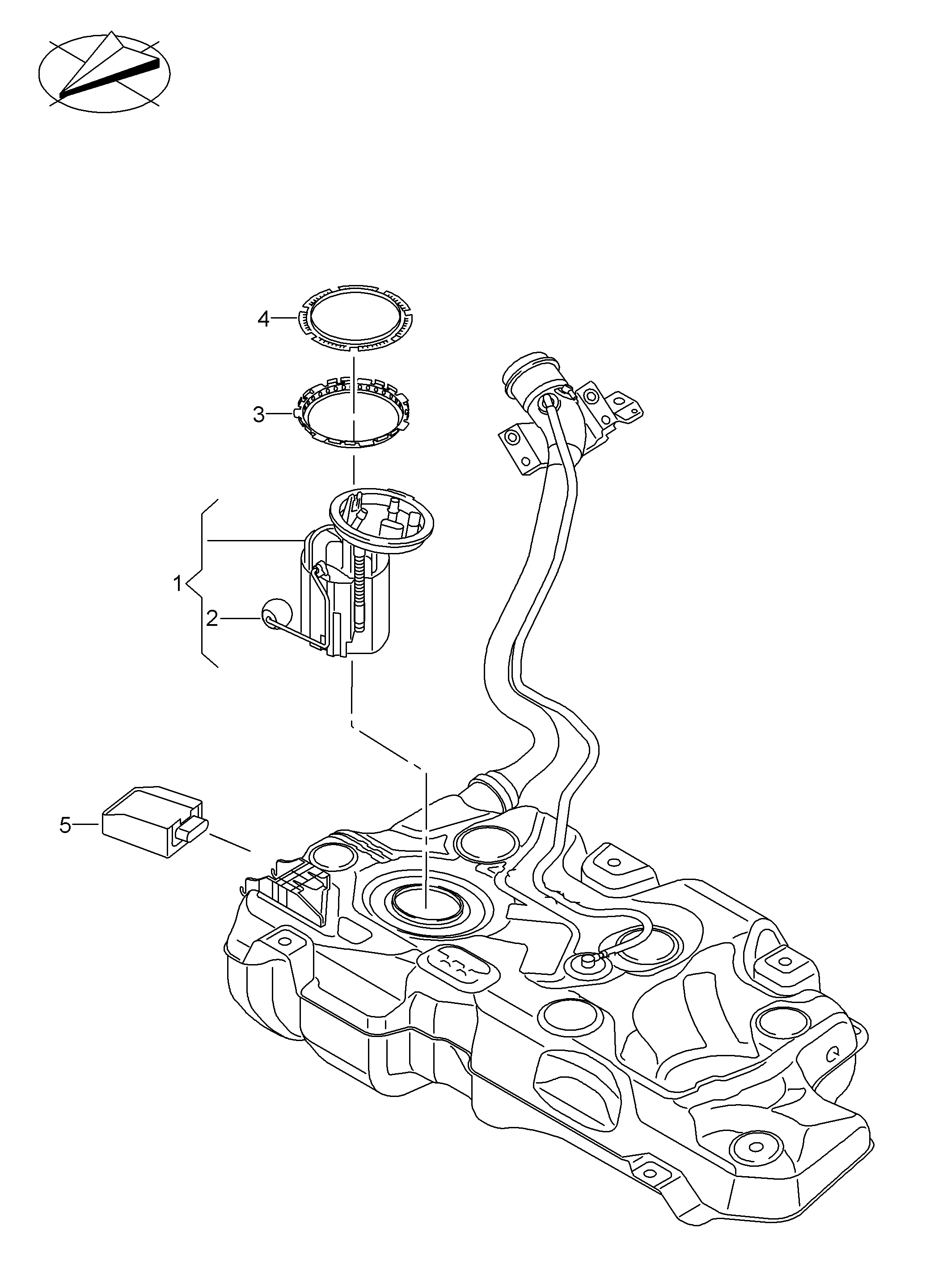 Skoda 5Q0906093A - Relais, pompe à carburant cwaw.fr