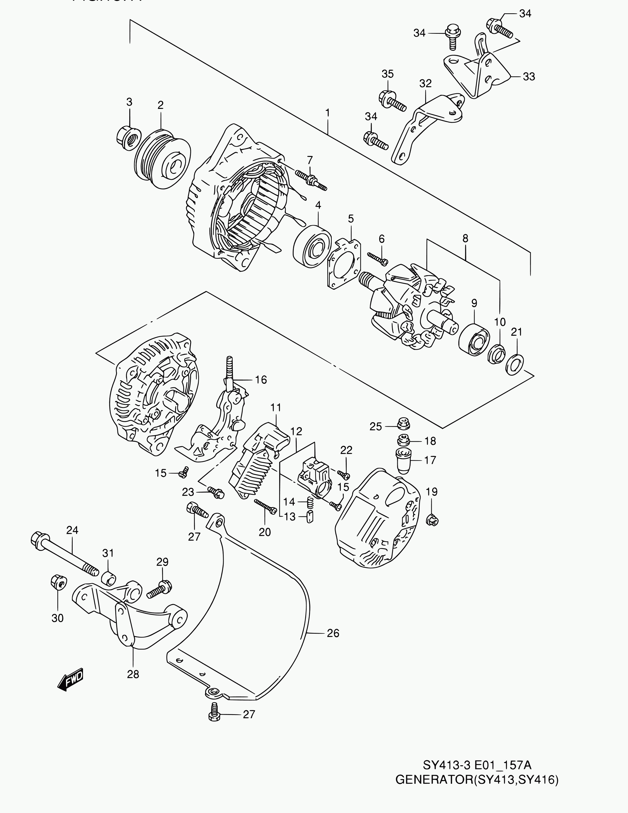 Suzuki 31582-60G13 - Support cwaw.fr