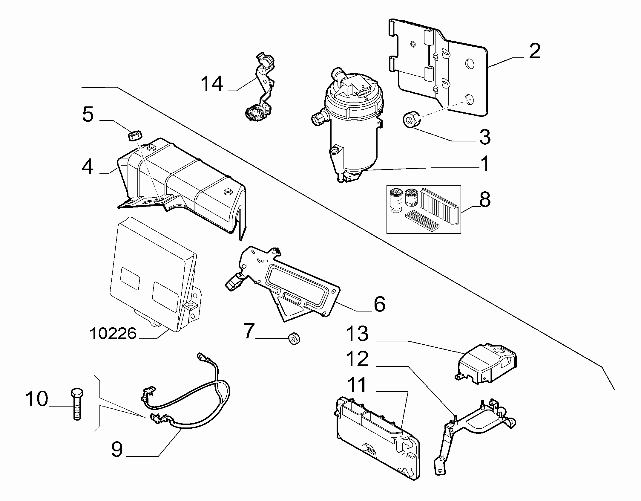 FIAT 1362977080 - Filtre à carburant cwaw.fr