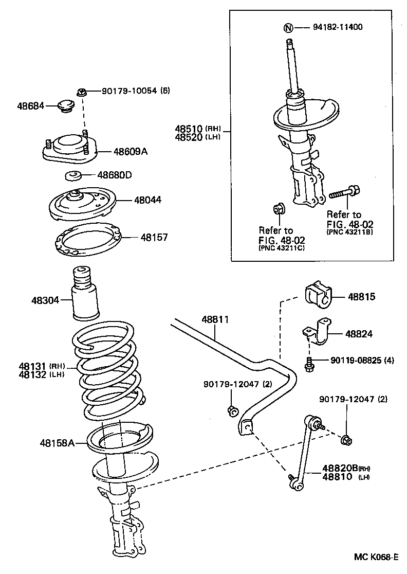 TOYOTA 90303-22049 - Coupelle de suspension cwaw.fr