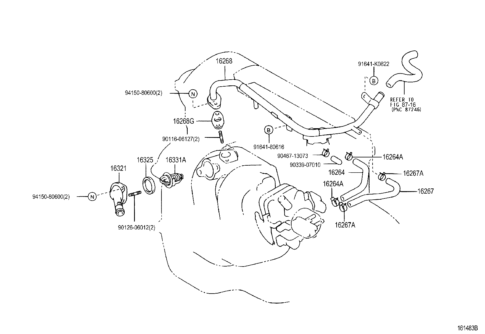 LEXUS 90916-03084 - Thermostat d'eau cwaw.fr