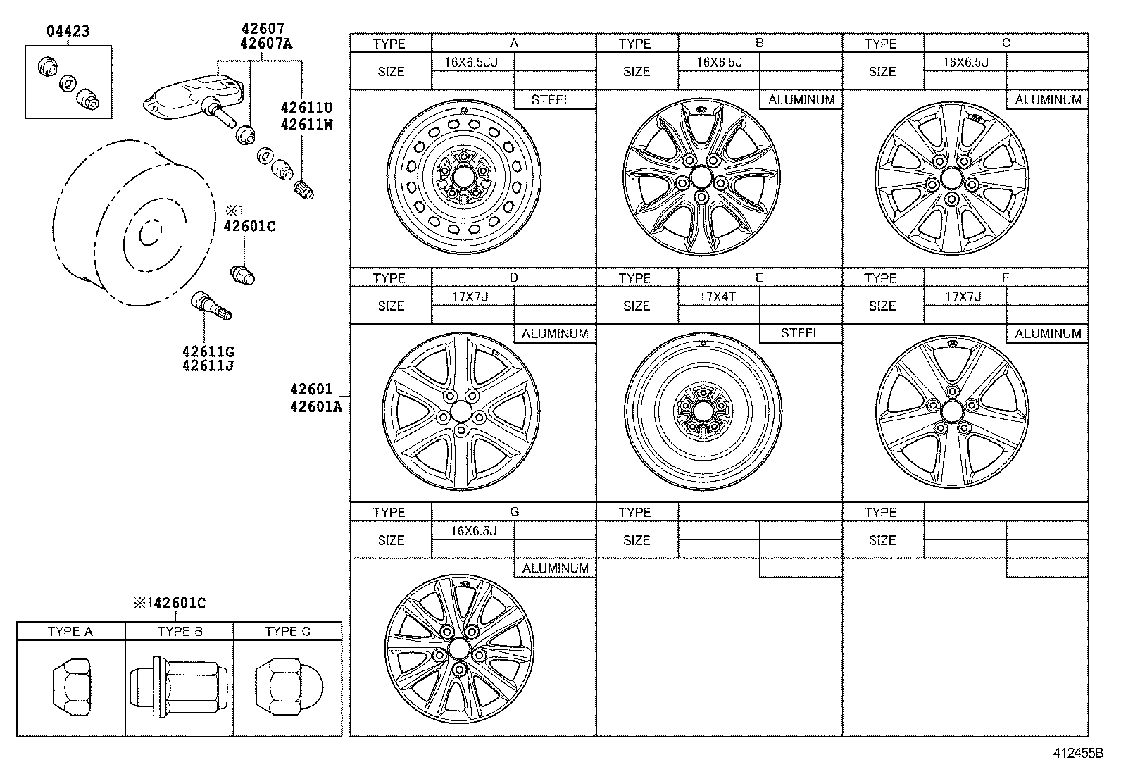 LEXUS 9008494001 - Écrou de roue cwaw.fr